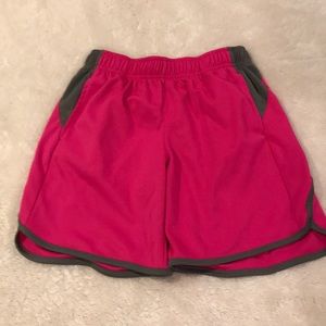Pink and gray shorts small women’s or large kids